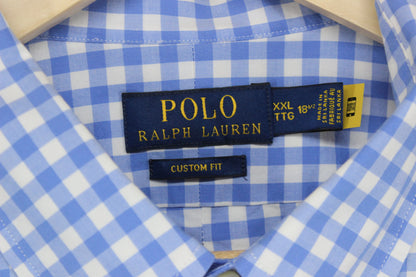 Mens Check Shirt Custom Fit Button Up