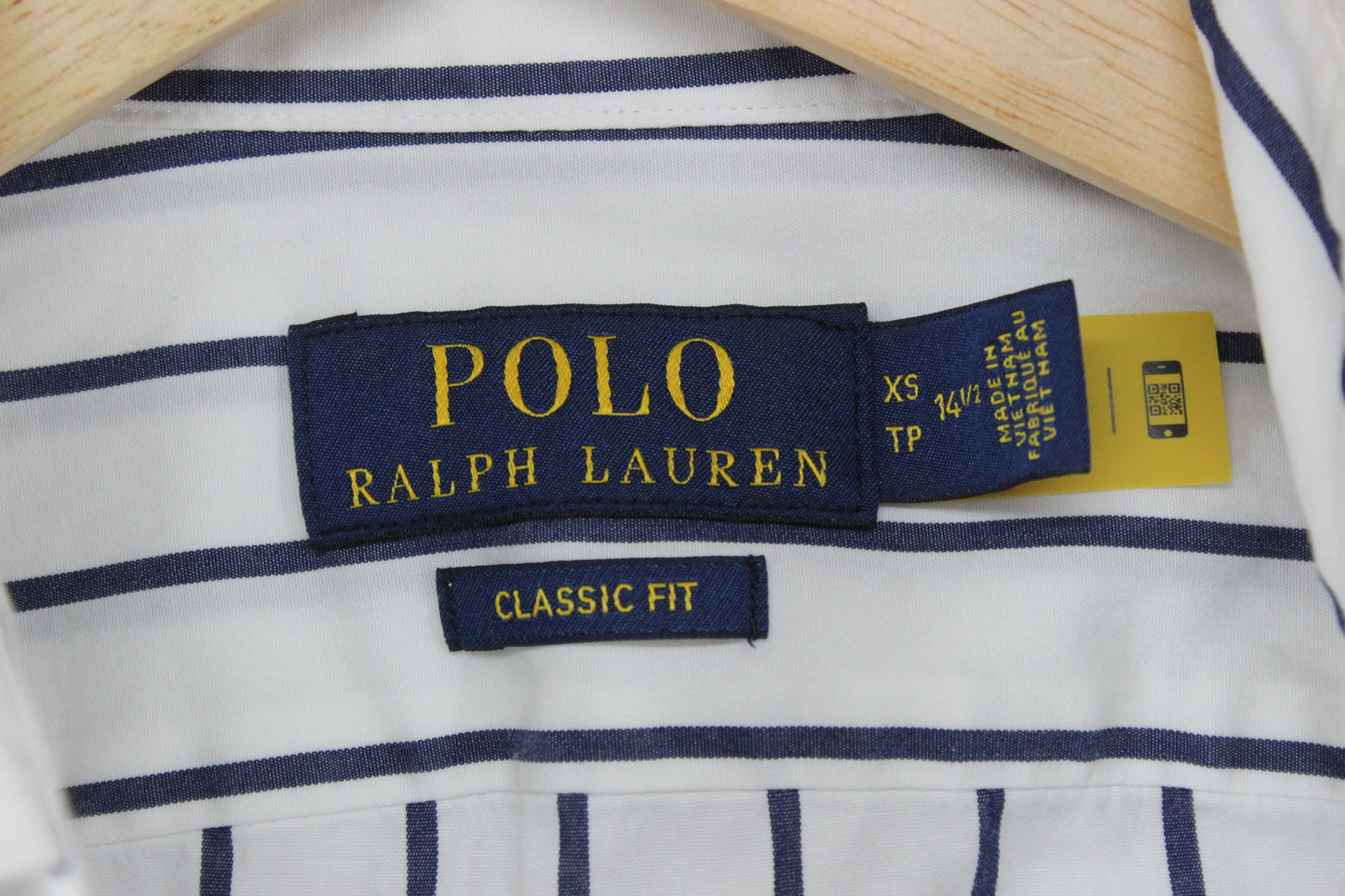 Mens Striped Shirt Classic Fit Long Sleeve
