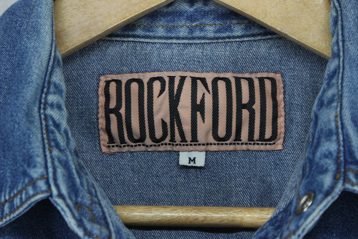 Mens Denim Shirt Long Sleeve Button Up