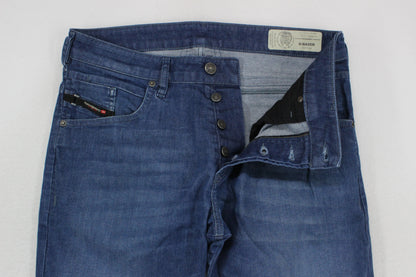 Mens D-Bazer Jeans Stretch Tapered Denim