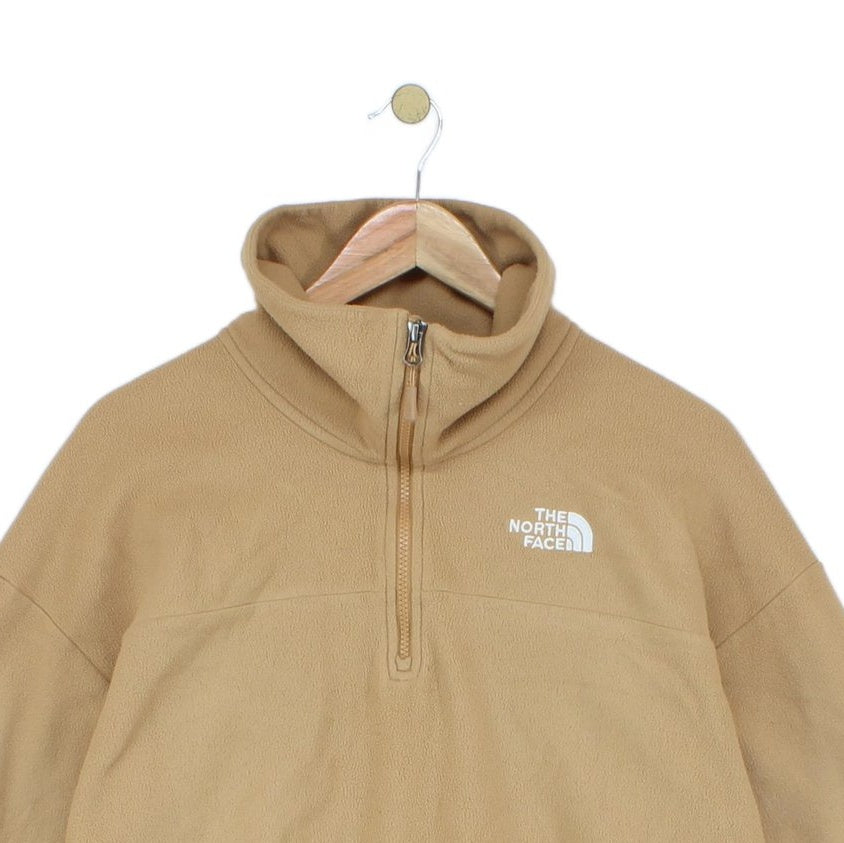 Womens 1/4 Zip Fleece Outdoor Cropped