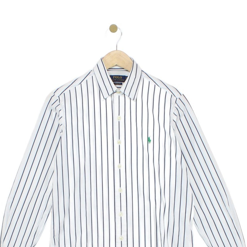 Mens Striped Shirt Classic Fit Long Sleeve