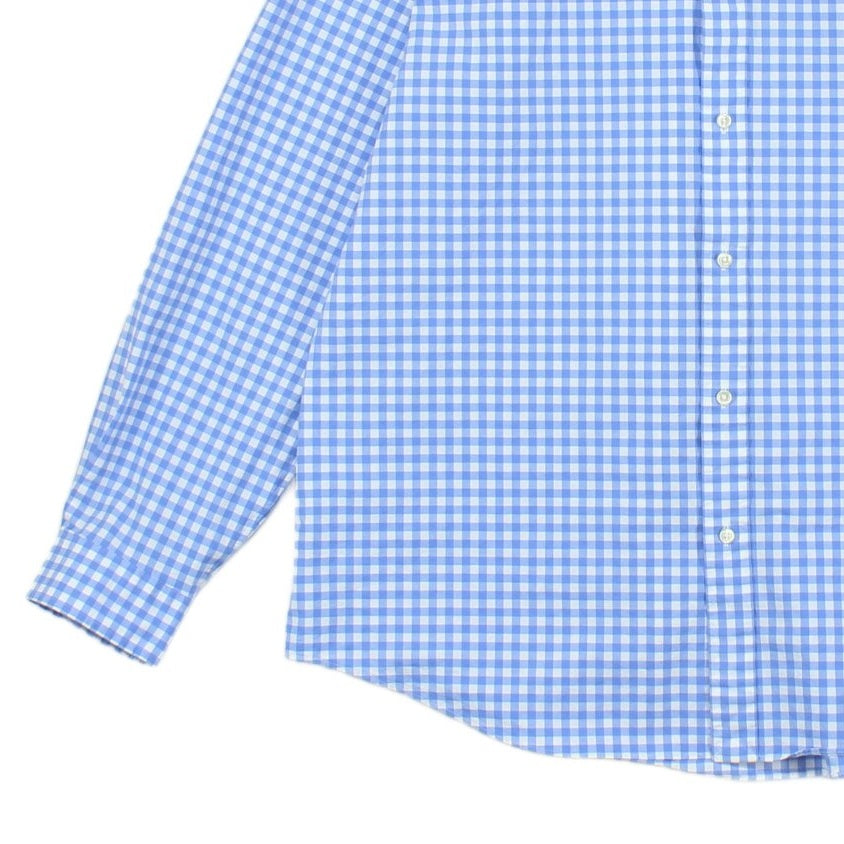 Mens Check Shirt Custom Fit Button Up