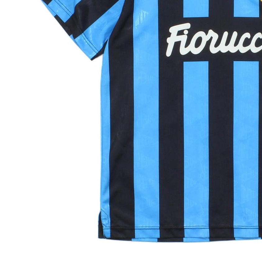 Mens Inter Milan 90S Football Shirt Remake Soccer Striped