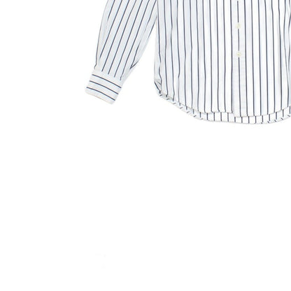 Mens Striped Shirt Classic Fit Long Sleeve