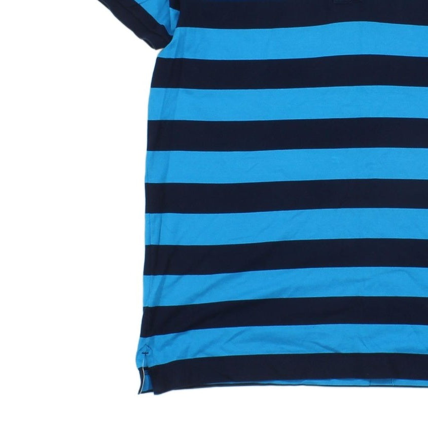 Mens Striped Polo Shirt Made In Italy Nautical