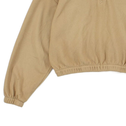 Womens 1/4 Zip Fleece Outdoor Cropped