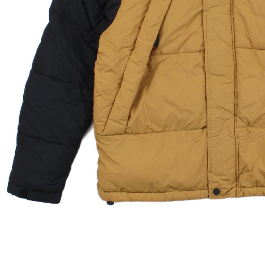 Mens Puffer Jacket Hooded Full Zip Winter