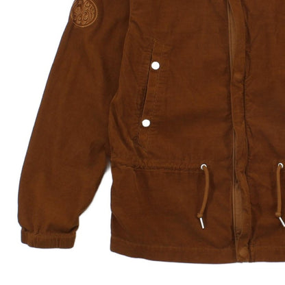 Mens Corduroy Jacket Hooded Outerwear