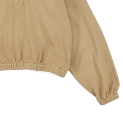Womens 1/4 Zip Fleece Outdoor Cropped