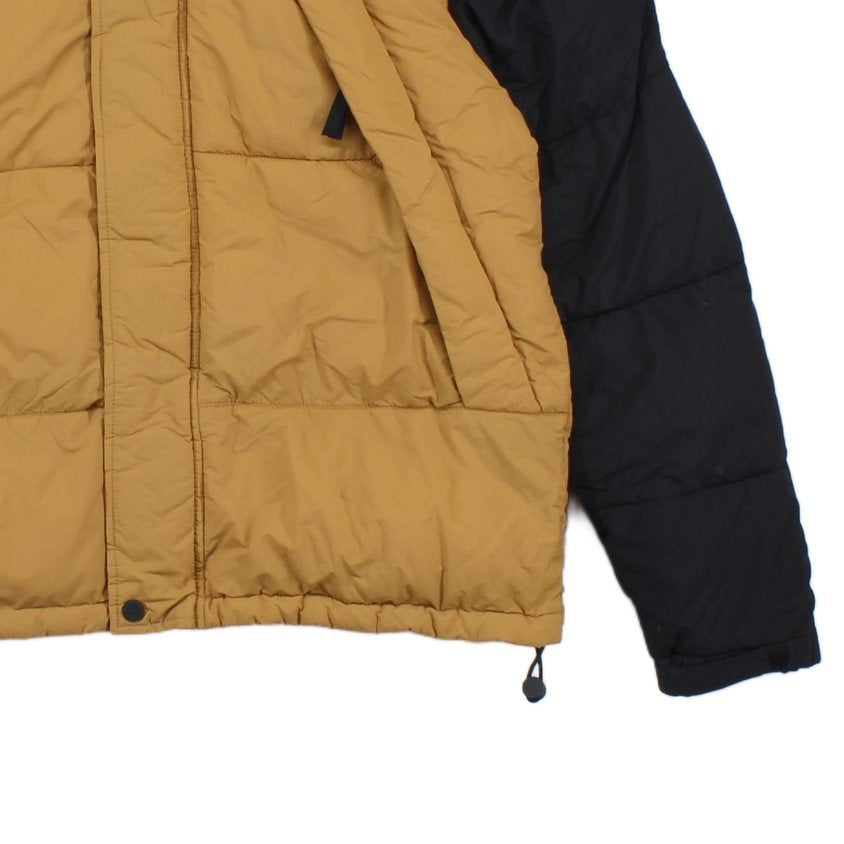 Mens Puffer Jacket Hooded Full Zip Winter