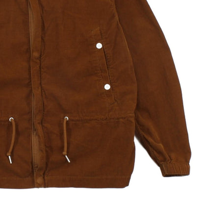 Mens Corduroy Jacket Hooded Outerwear