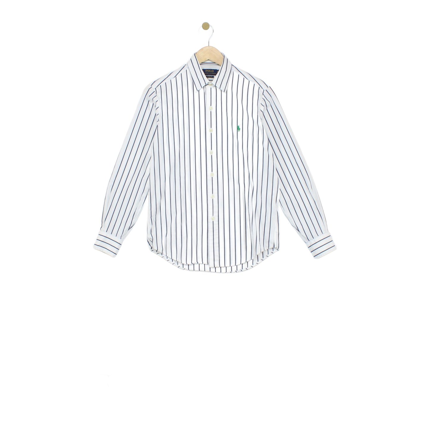 Mens Striped Shirt Classic Fit Long Sleeve