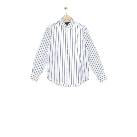 Mens Striped Shirt Classic Fit Long Sleeve