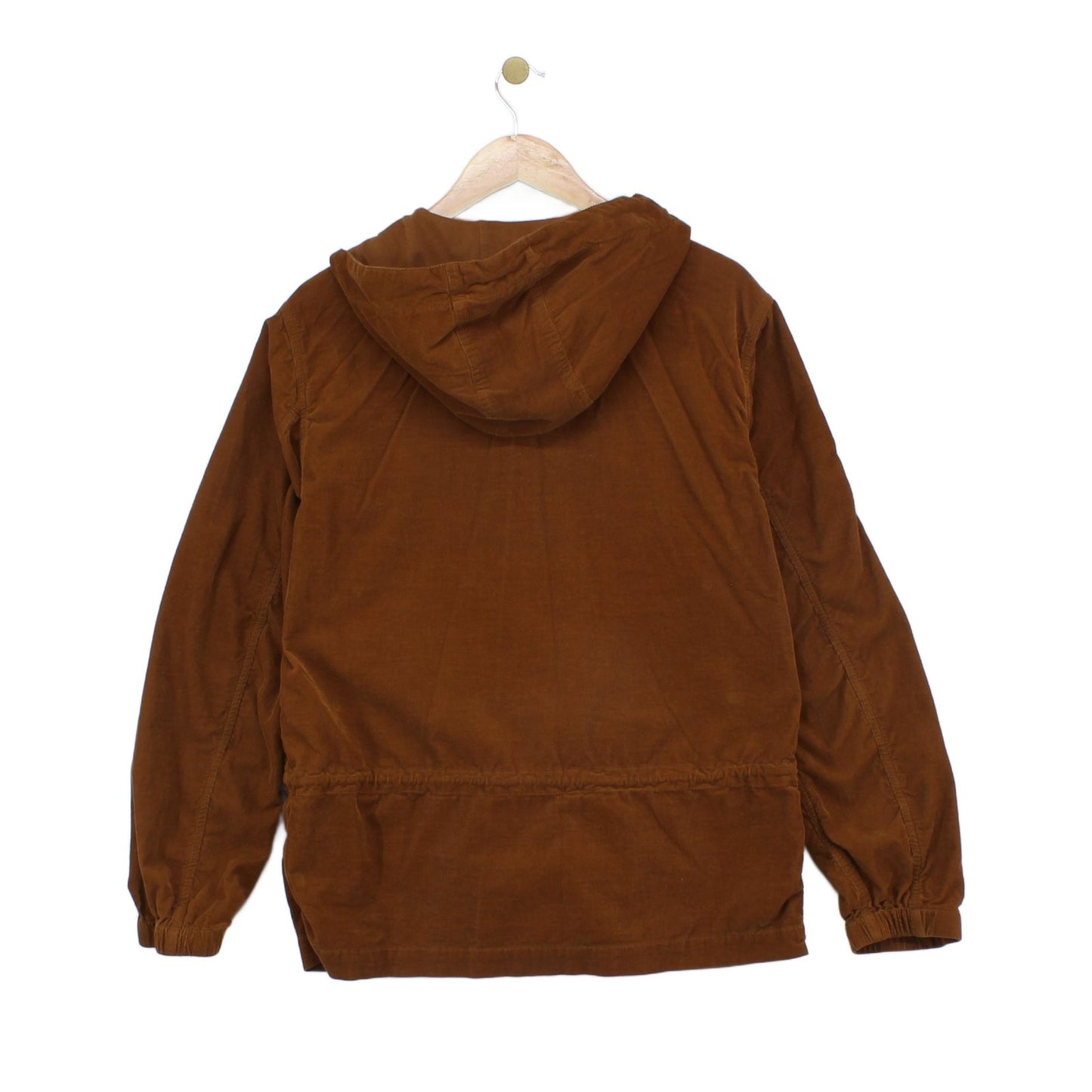 Mens Corduroy Jacket Hooded Outerwear