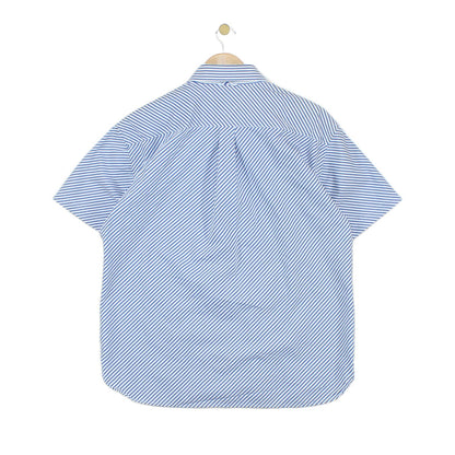 Mens Striped Shirt Short Sleeve