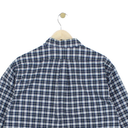 Mens Plaid Shirt Custom Fit Button Up Long Sleeve