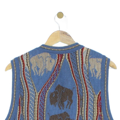 Womens 3D Knit Cardigan Western Boho Wool