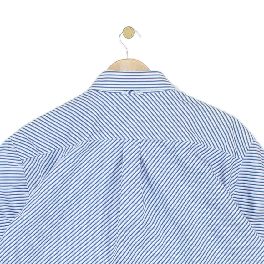 Mens Striped Shirt Short Sleeve