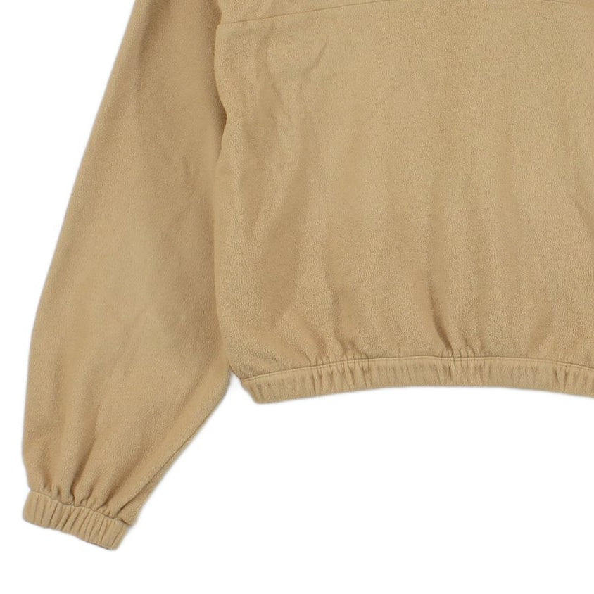 Womens 1/4 Zip Fleece Outdoor Cropped