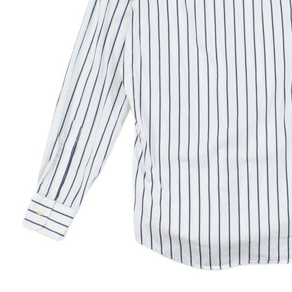Mens Striped Shirt Classic Fit Long Sleeve
