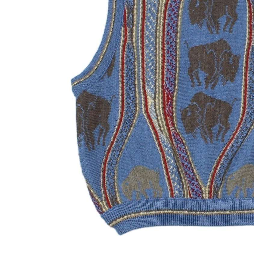 Womens 3D Knit Cardigan Western Boho Wool