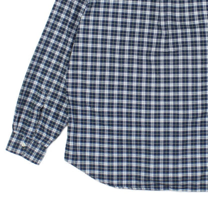 Mens Plaid Shirt Custom Fit Button Up Long Sleeve