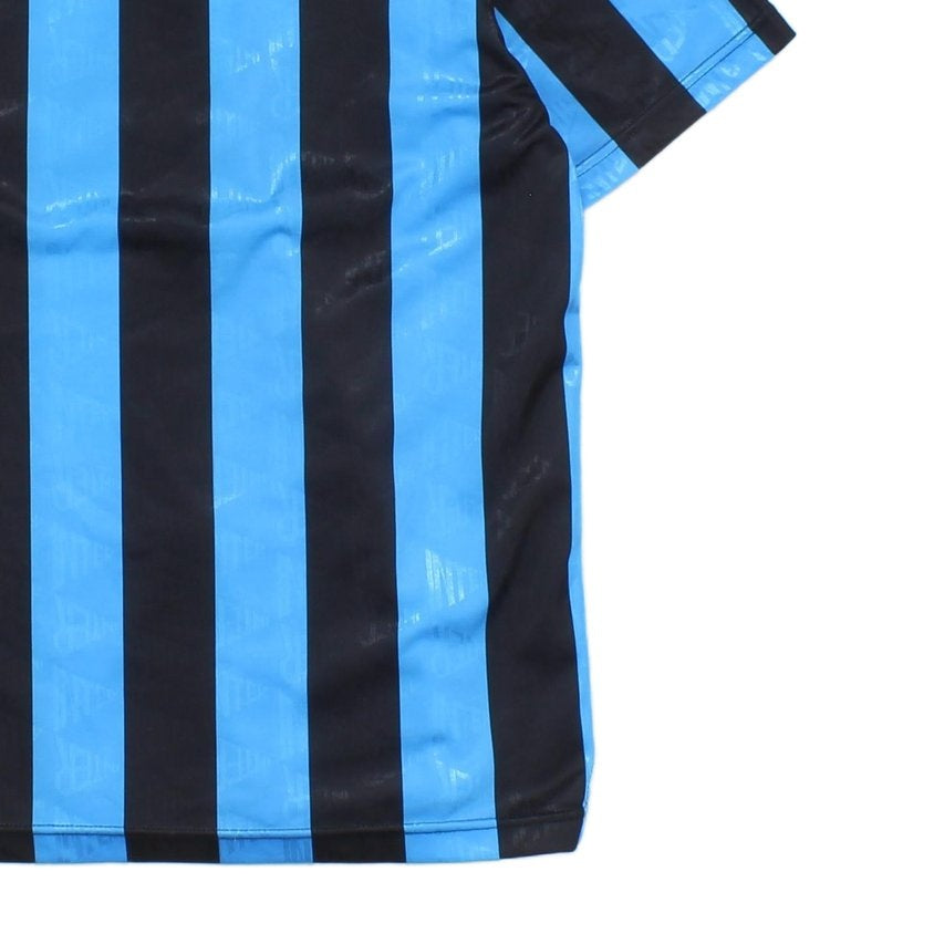 Mens Inter Milan 90S Football Shirt Remake Soccer Striped