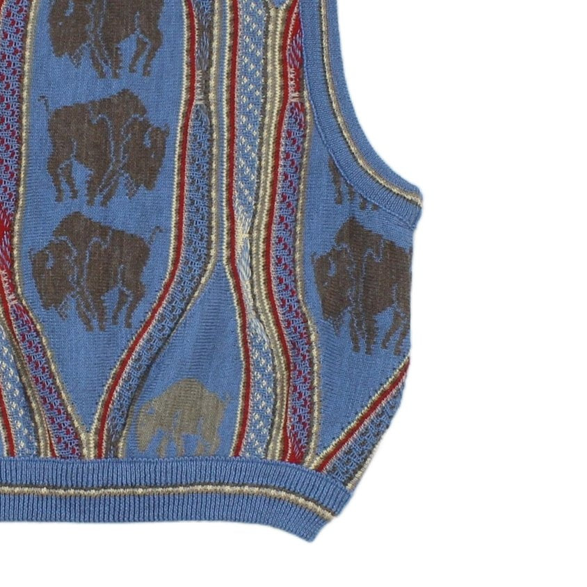 Womens 3D Knit Cardigan Western Boho Wool