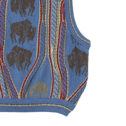Womens 3D Knit Cardigan Western Boho Wool