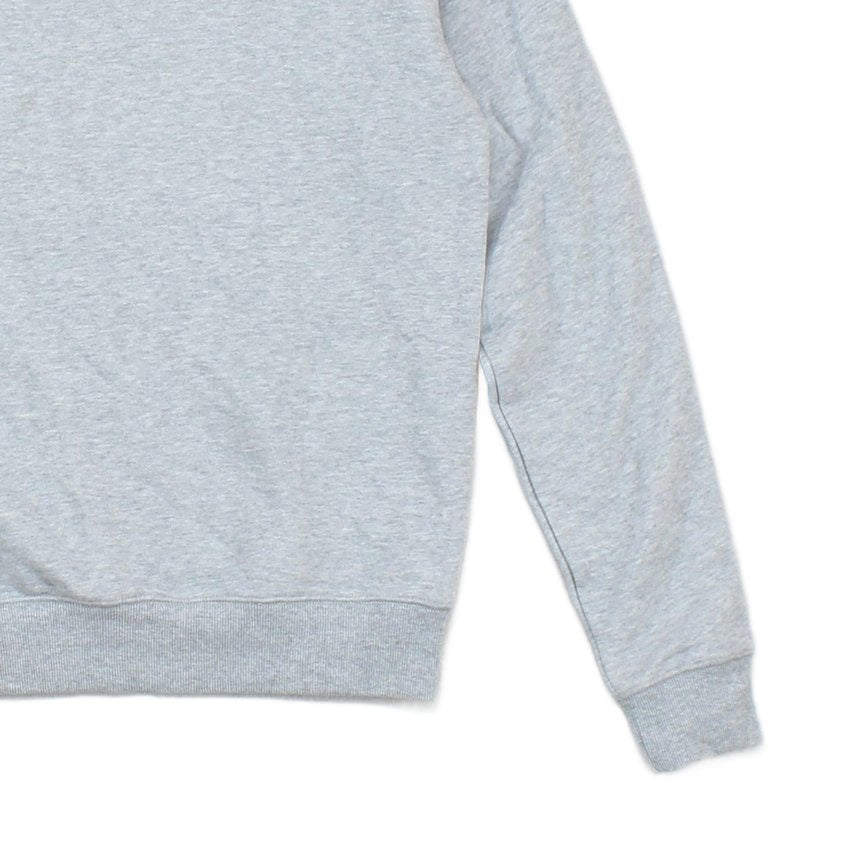 Mens Sweatshirt Crew Neck Logo Tape
