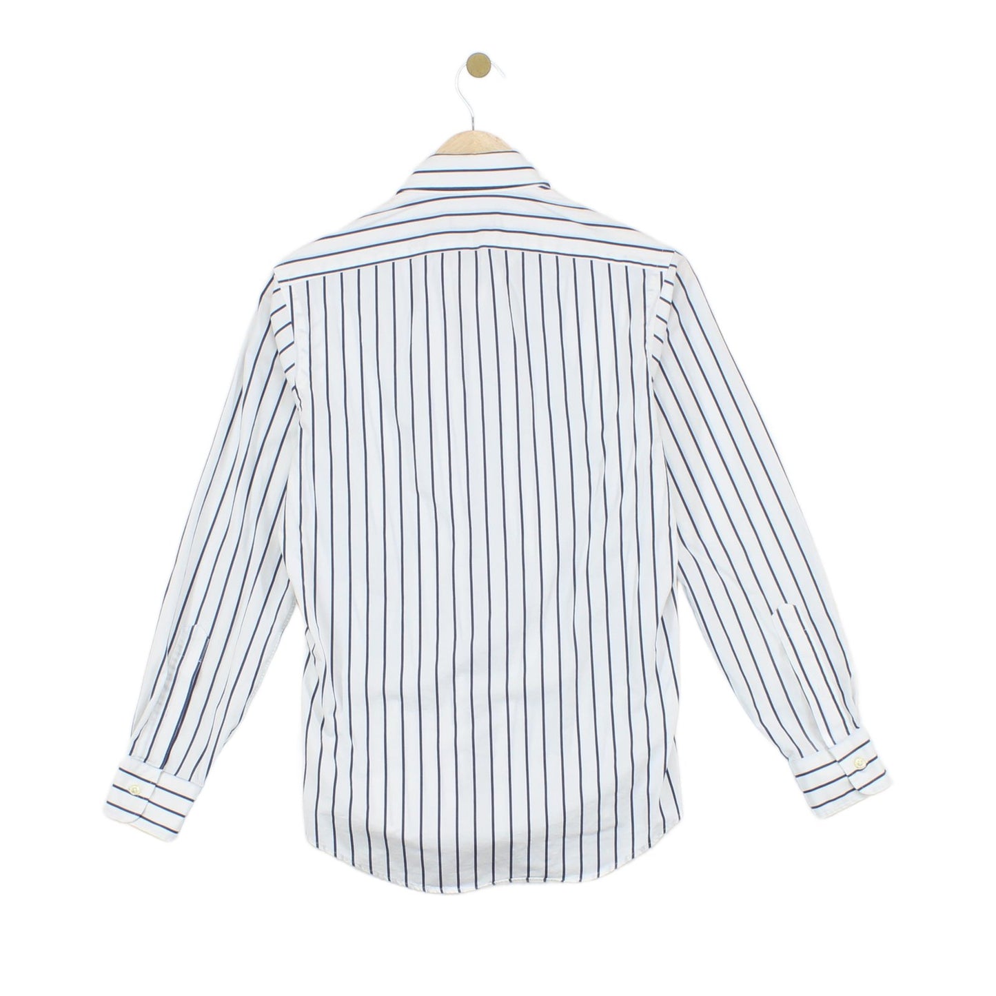 Mens Striped Shirt Classic Fit Long Sleeve