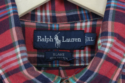 Mens Check Shirt Short Sleeve
