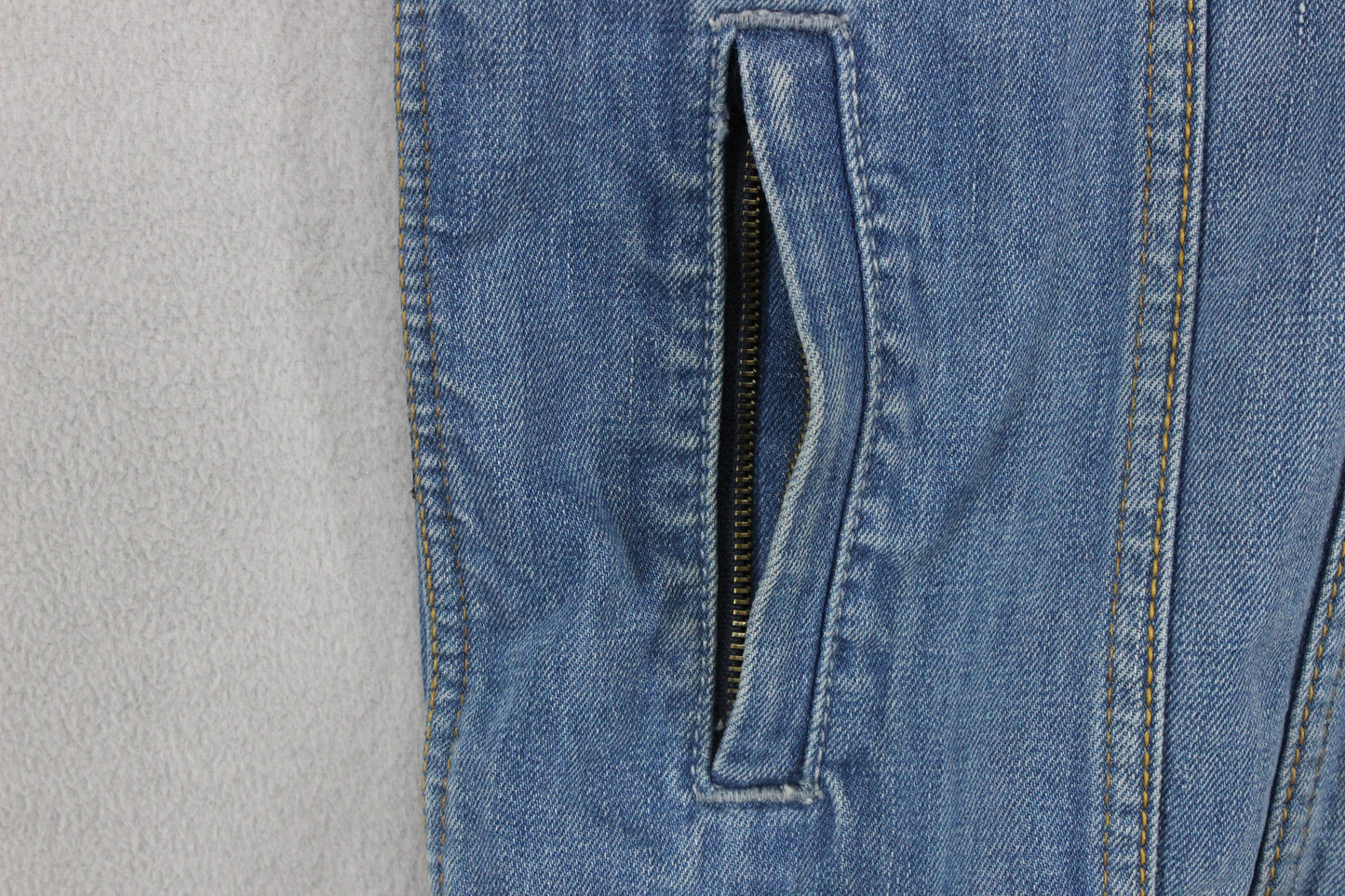 Mens Denim Vest Jacket Casual Sleeveless Western