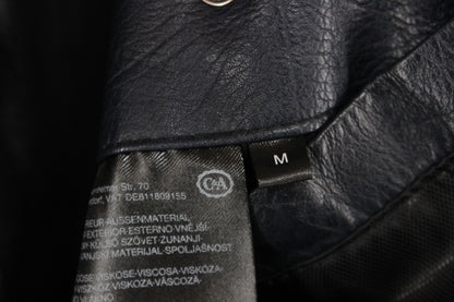 Mens Biker Jacket Full Zip