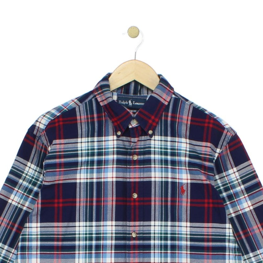 Mens Plaid Shirt Custom Fit