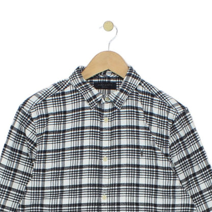 Mens Plaid Shirt Long Sleeve Check