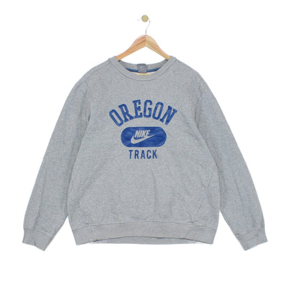 Mens Spell Out Sweatshirt Swoosh Oregon Track