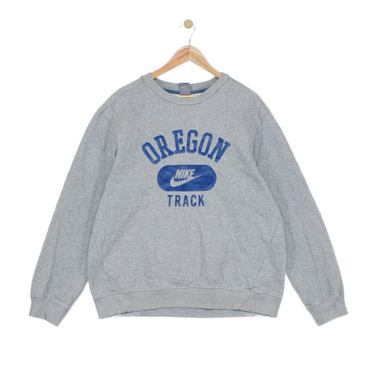 Mens Spell Out Sweatshirt Swoosh Oregon Track