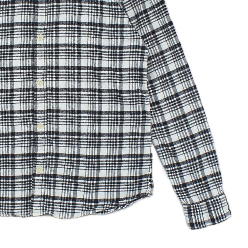 Mens Plaid Shirt Long Sleeve Check