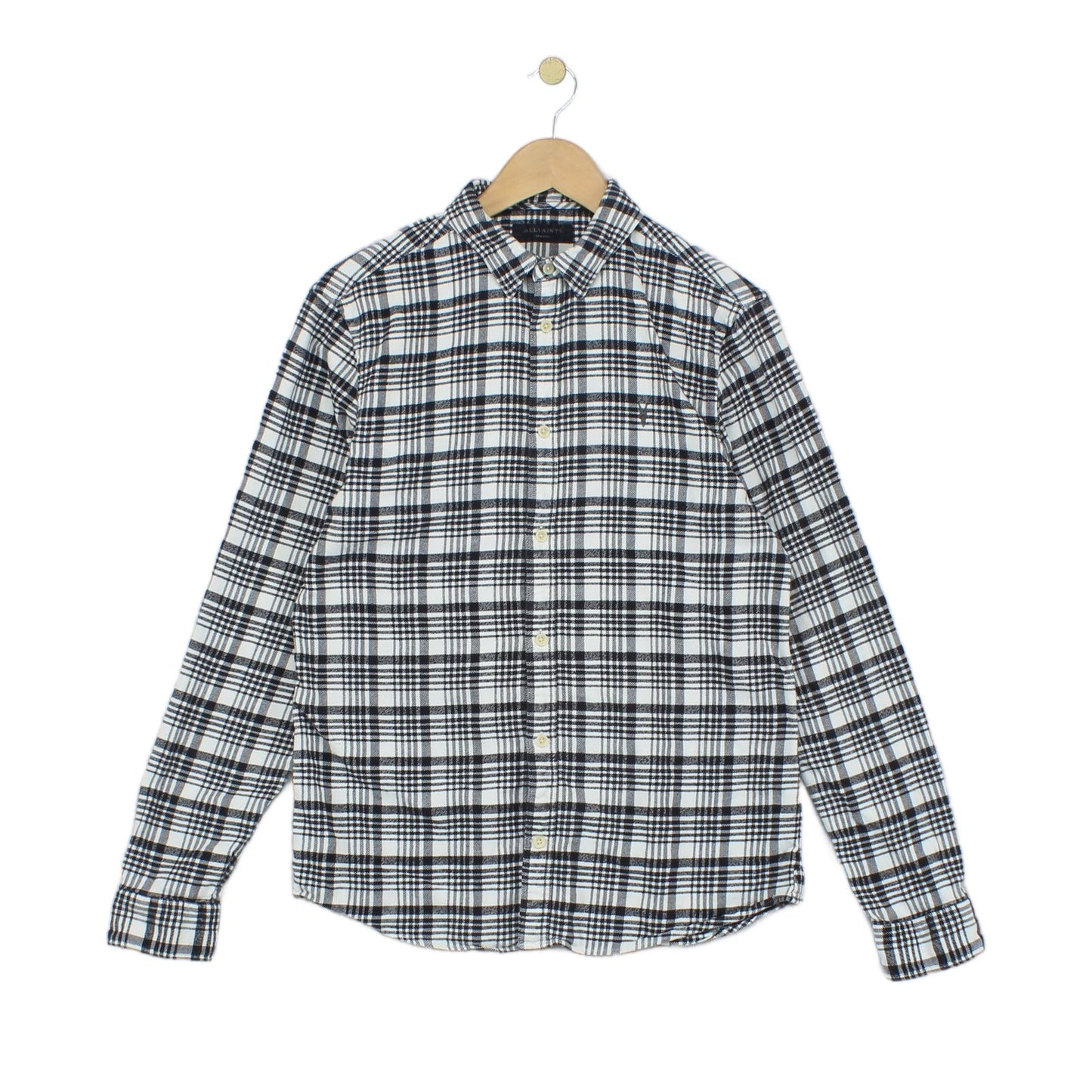 Mens Plaid Shirt Long Sleeve Check