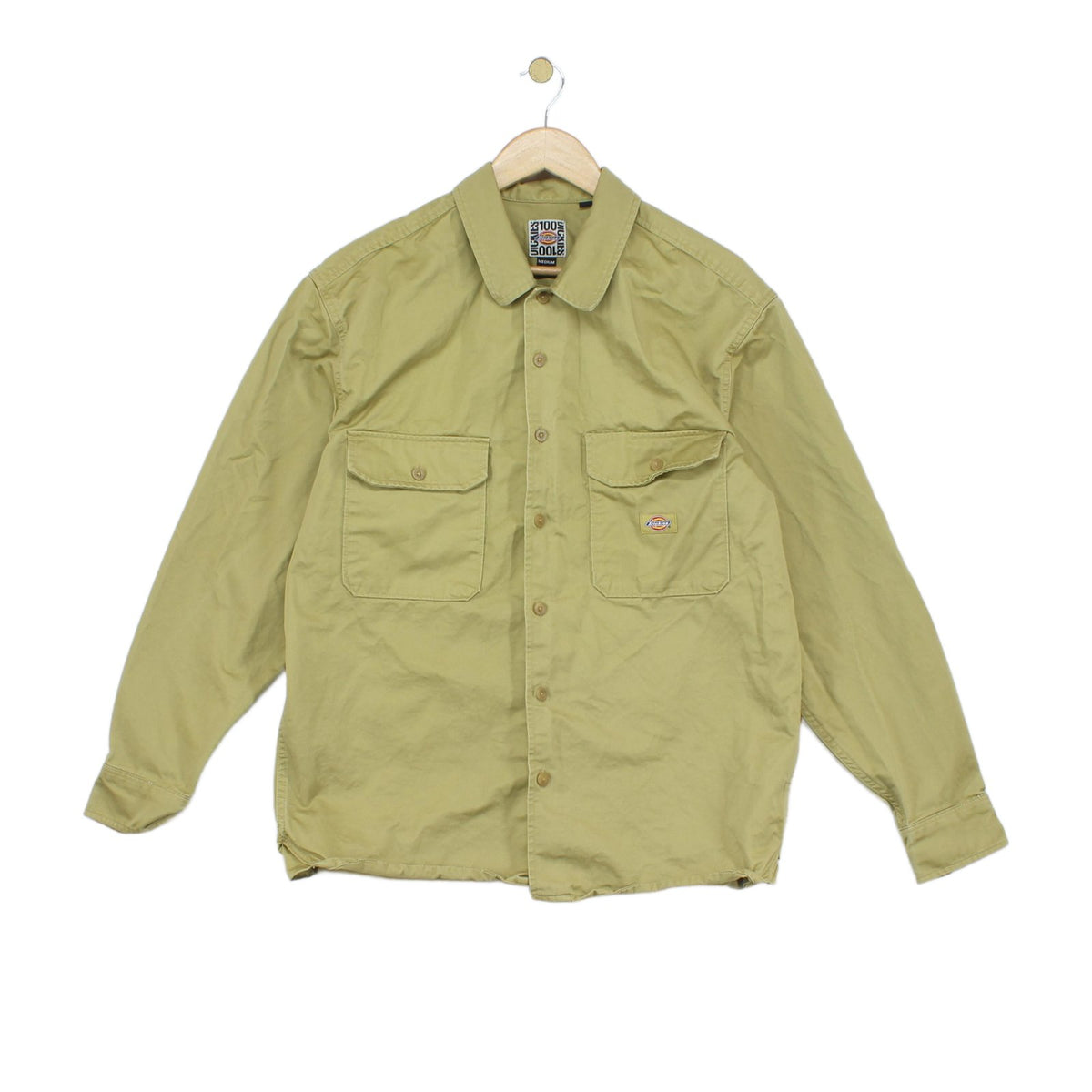 Mens Shirt Long Sleeve Workwear Cotton