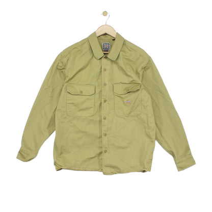 Mens Shirt Long Sleeve Workwear Cotton