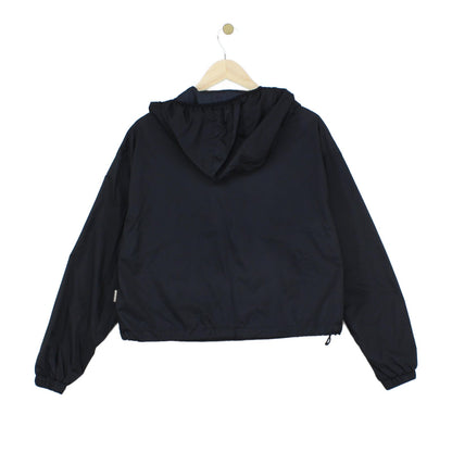 Womens 1/4 Zip Windbreaker Jacket Hooded