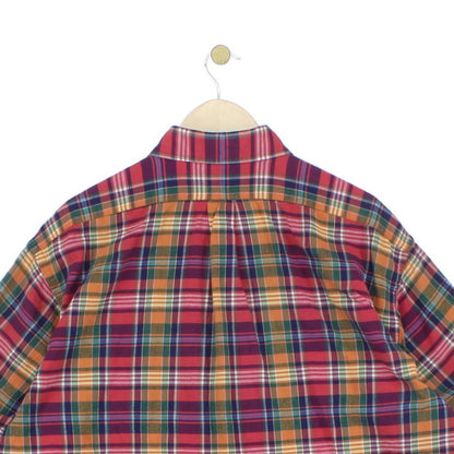 Mens Check Shirt Short Sleeve