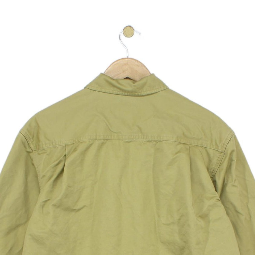 Mens Shirt Long Sleeve Workwear Cotton