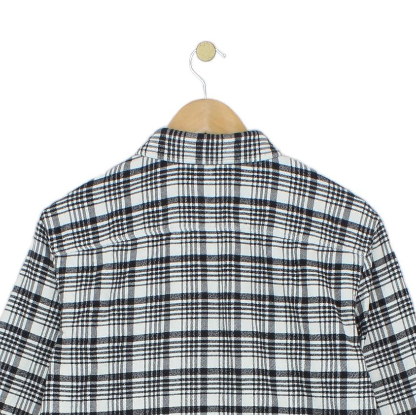Mens Plaid Shirt Long Sleeve Check