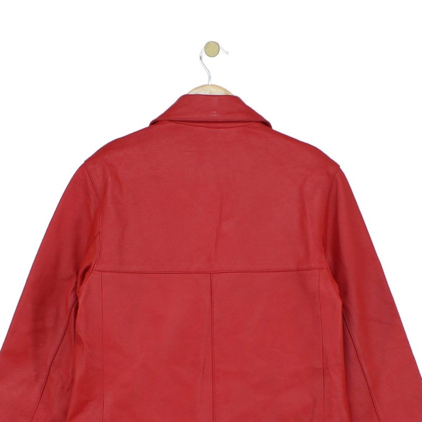 Womens Leather Jacket Long
