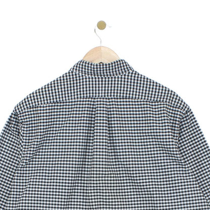 Mens Check Shirt Long Sleeve Button Down