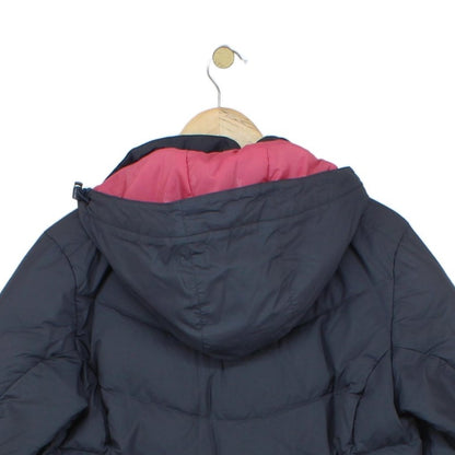 Womens Quilted Jacket Down Hooded Full Zip